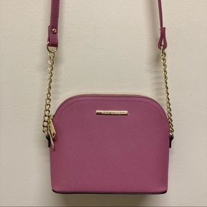 Pink Steve Madden Crossbody Chain Bag
